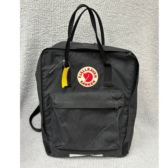 Fjallraven Kanken Black Backpack Purse Tote #60287 - Picture 1 of 9